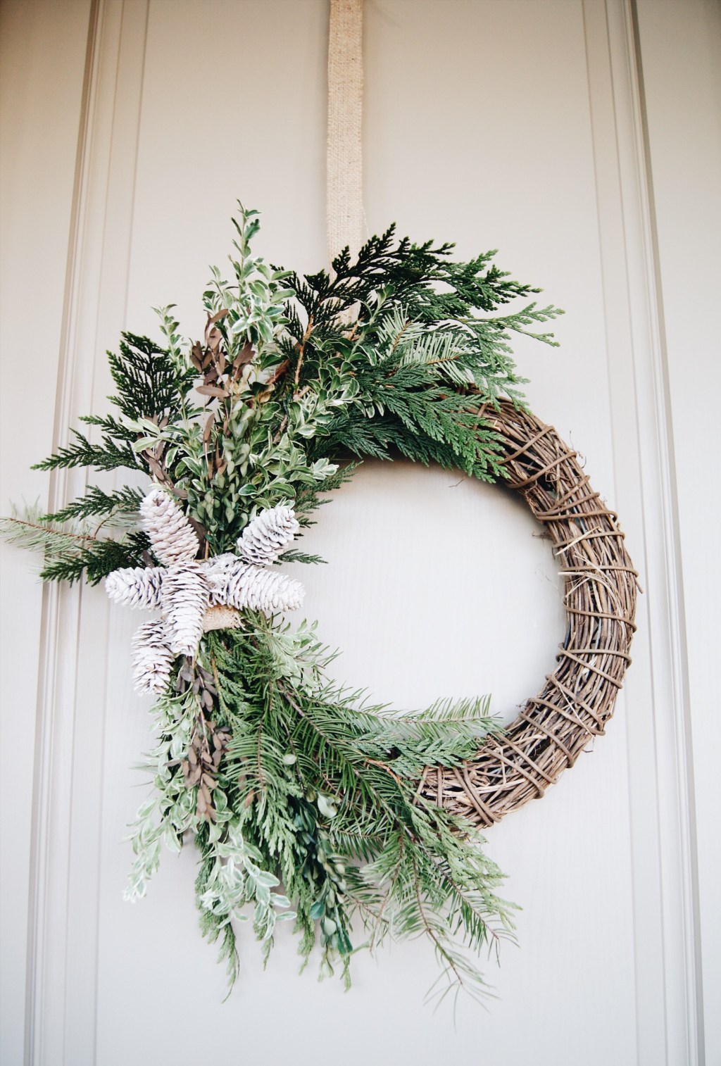 Fresh Winter Wreath DIY